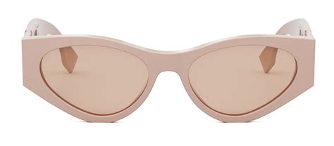 Fendi O'LOCK FE40049I 72Y Cat Eye Sunglasses.